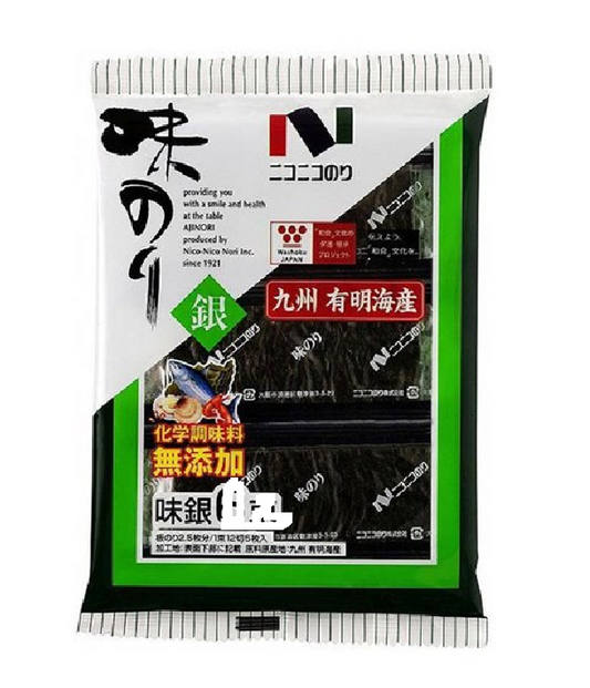 Ajigin Ajitsukenori 60pcs original 味銀味付け海苔有明産