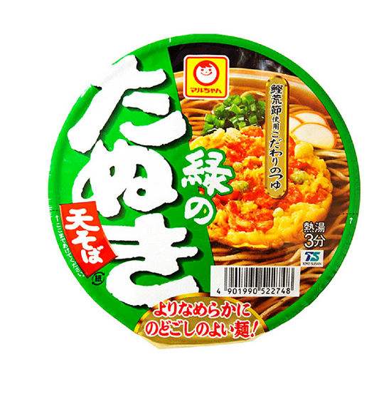 Midori no tanuki soba tempura cup 緑のたぬきカップ