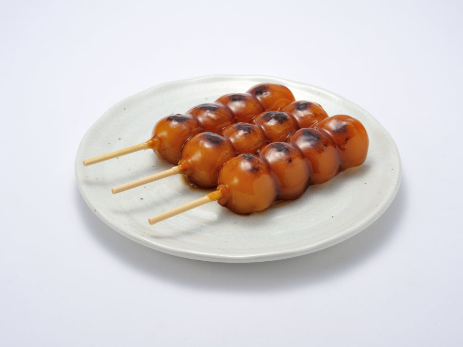 Two taste Dango Anko＆Mitarashi soy sauce 3pcsつぶあんとみたらし団子3本入り