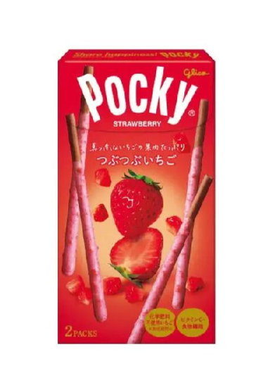 Pocky Tsubu Tsubu Ichigo strawberry ポッキーつぶつぶいちご