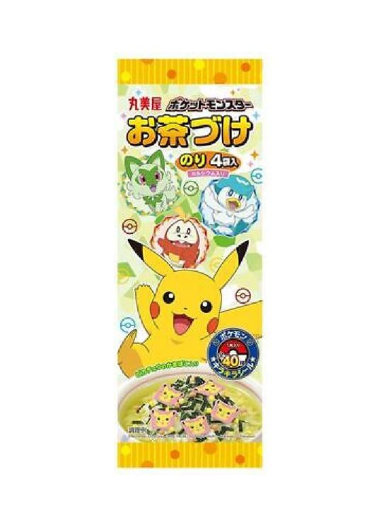 Pokemon Ochazukenori sachet Marumiya 14.4g 4p 丸美屋ポケモンおちゃずけのり