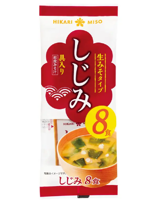 Instant miso soup Shijimi 8pインスタントしじみ味噌汁