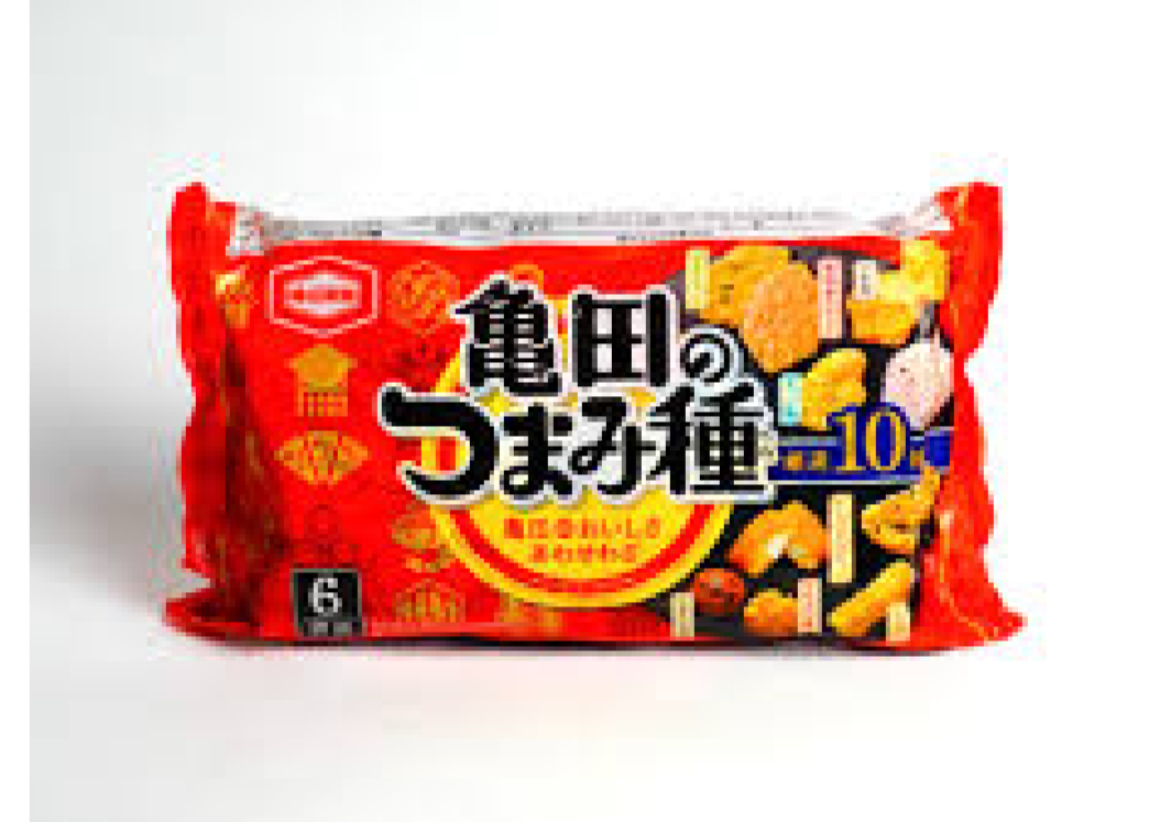 Tsumamidane assorted rice crackers 亀田つまみ種